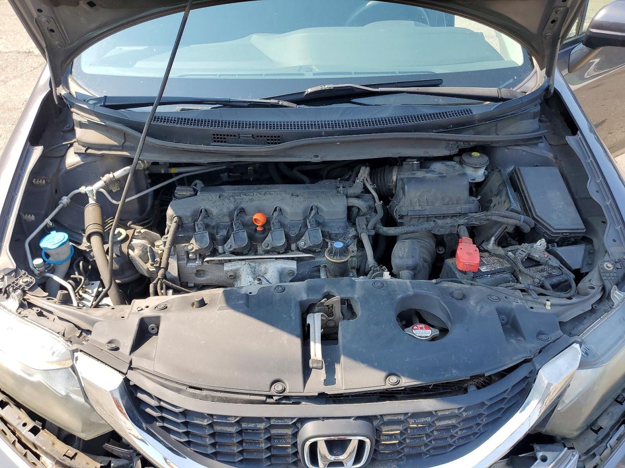 2015 Honda Civic Lx Gray vin: 2HGFB2F55FH529677