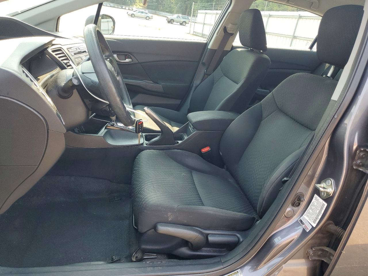 2015 Honda Civic Lx Gray vin: 2HGFB2F55FH529677