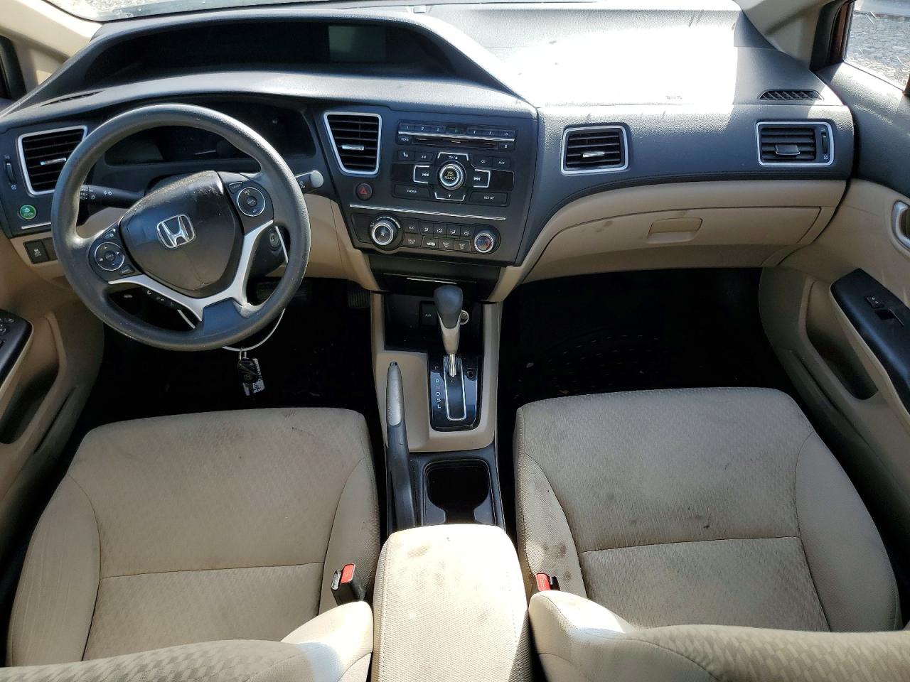 2015 Honda Civic Lx Red vin: 2HGFB2F55FH545023