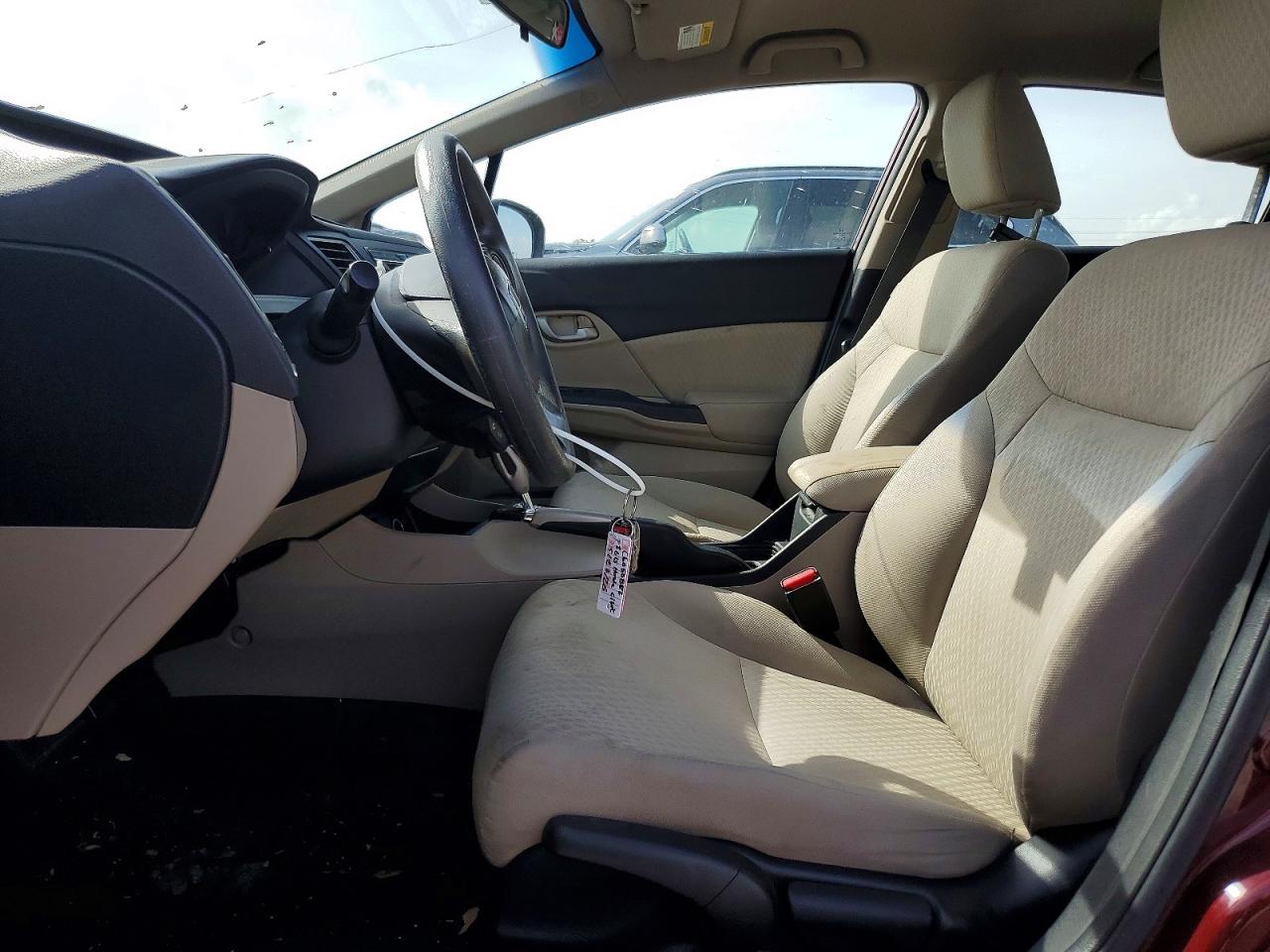 2015 Honda Civic Lx Red vin: 2HGFB2F55FH545023