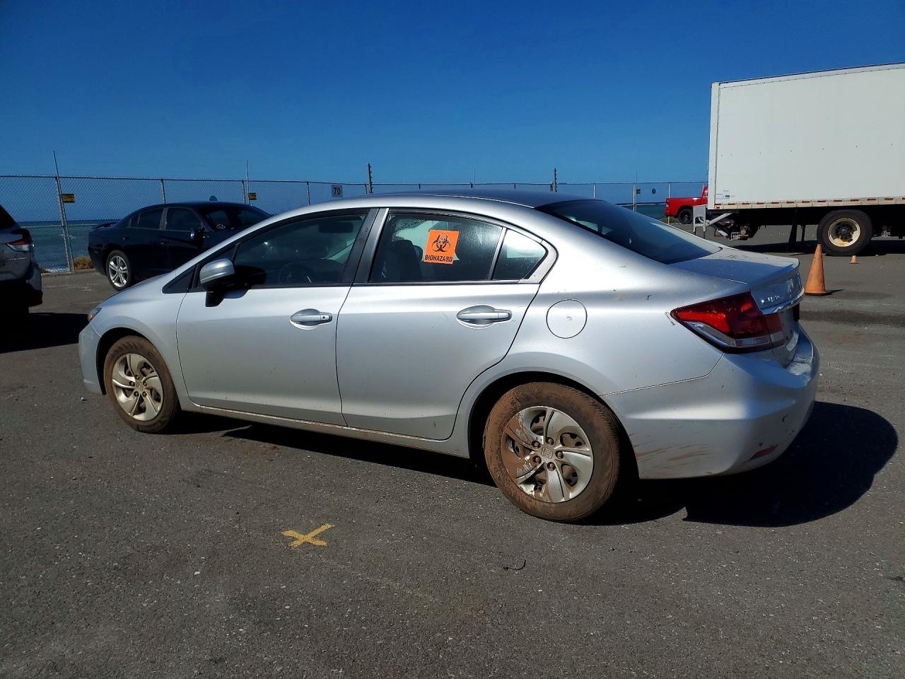 2015 Honda Civic Lx Silver vin: 2HGFB2F55FH558791