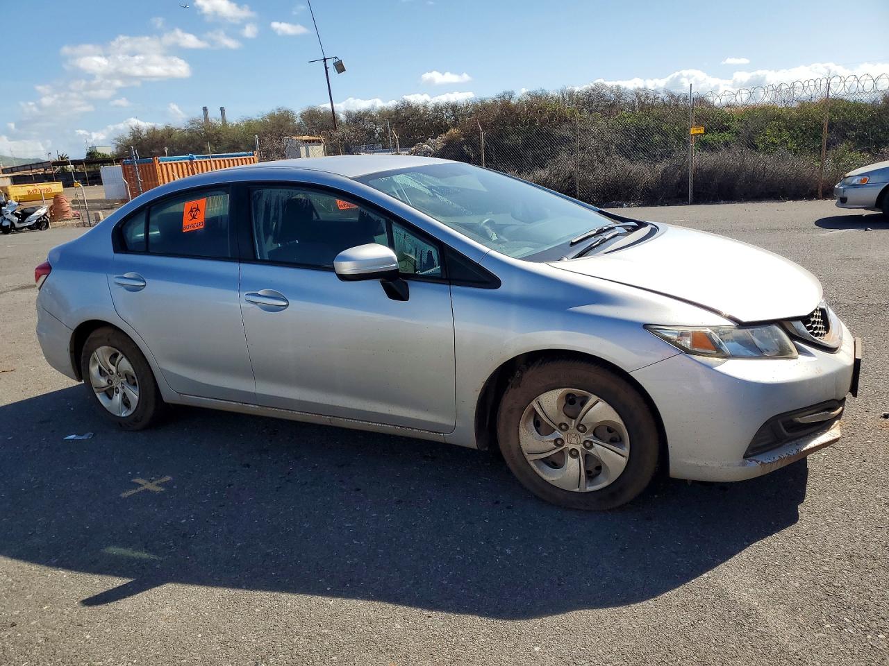 2015 Honda Civic Lx Silver vin: 2HGFB2F55FH558791