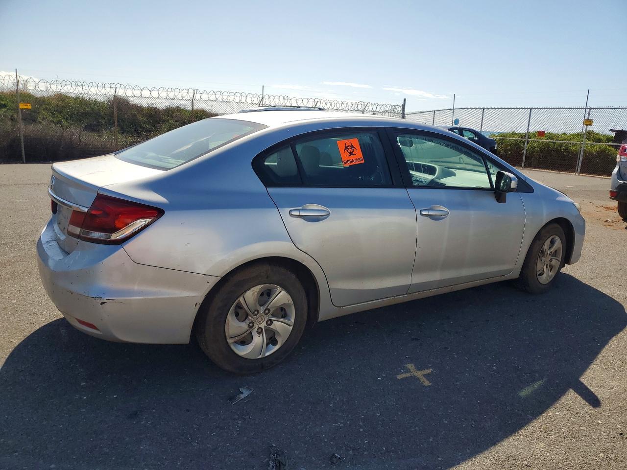 2015 Honda Civic Lx Silver vin: 2HGFB2F55FH558791