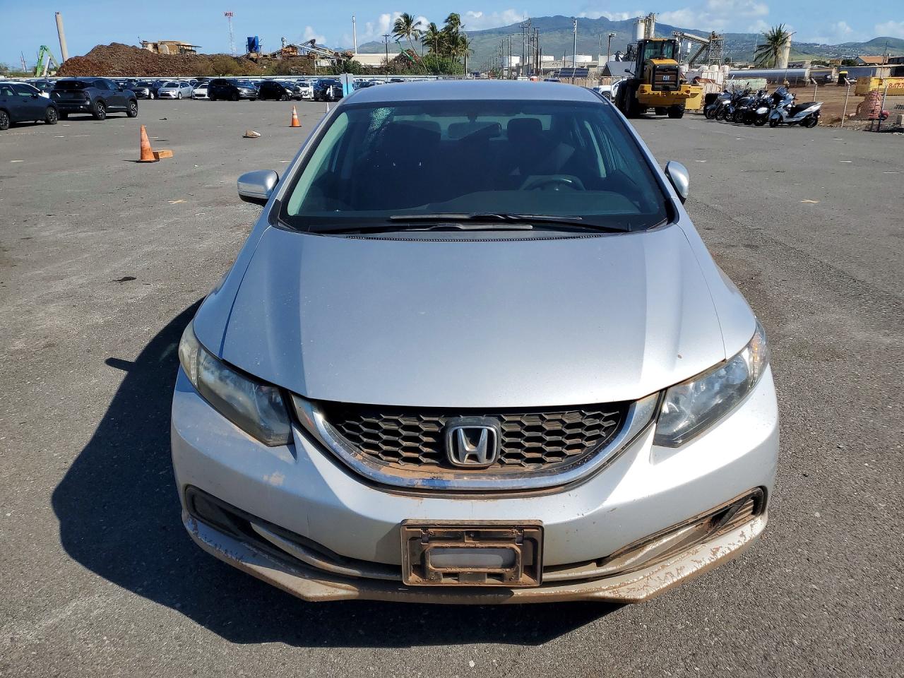 2015 Honda Civic Lx Silver vin: 2HGFB2F55FH558791