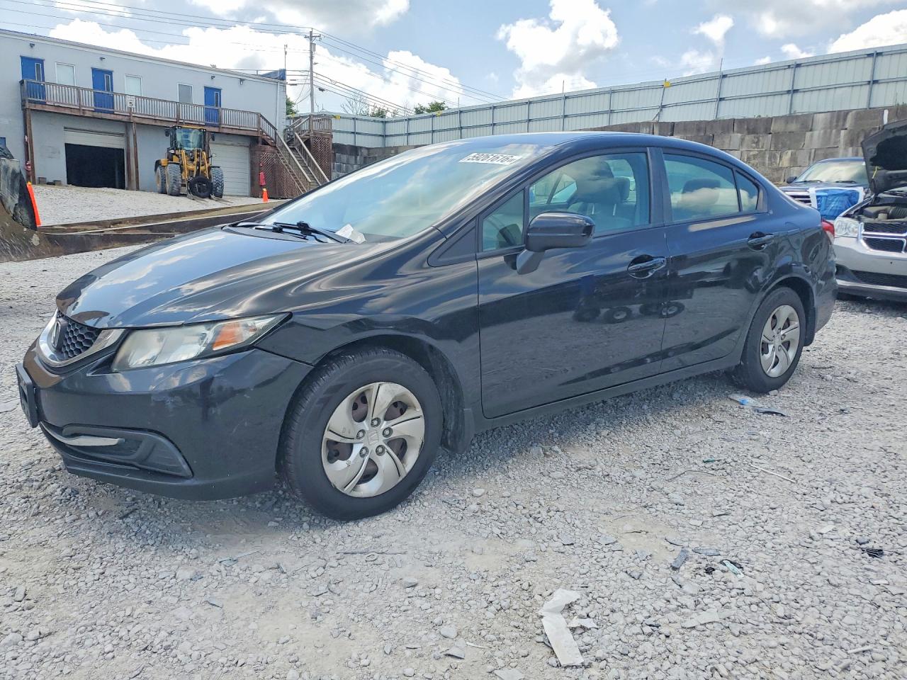 2015 Honda Civic Lx Black vin: 2HGFB2F55FH564624