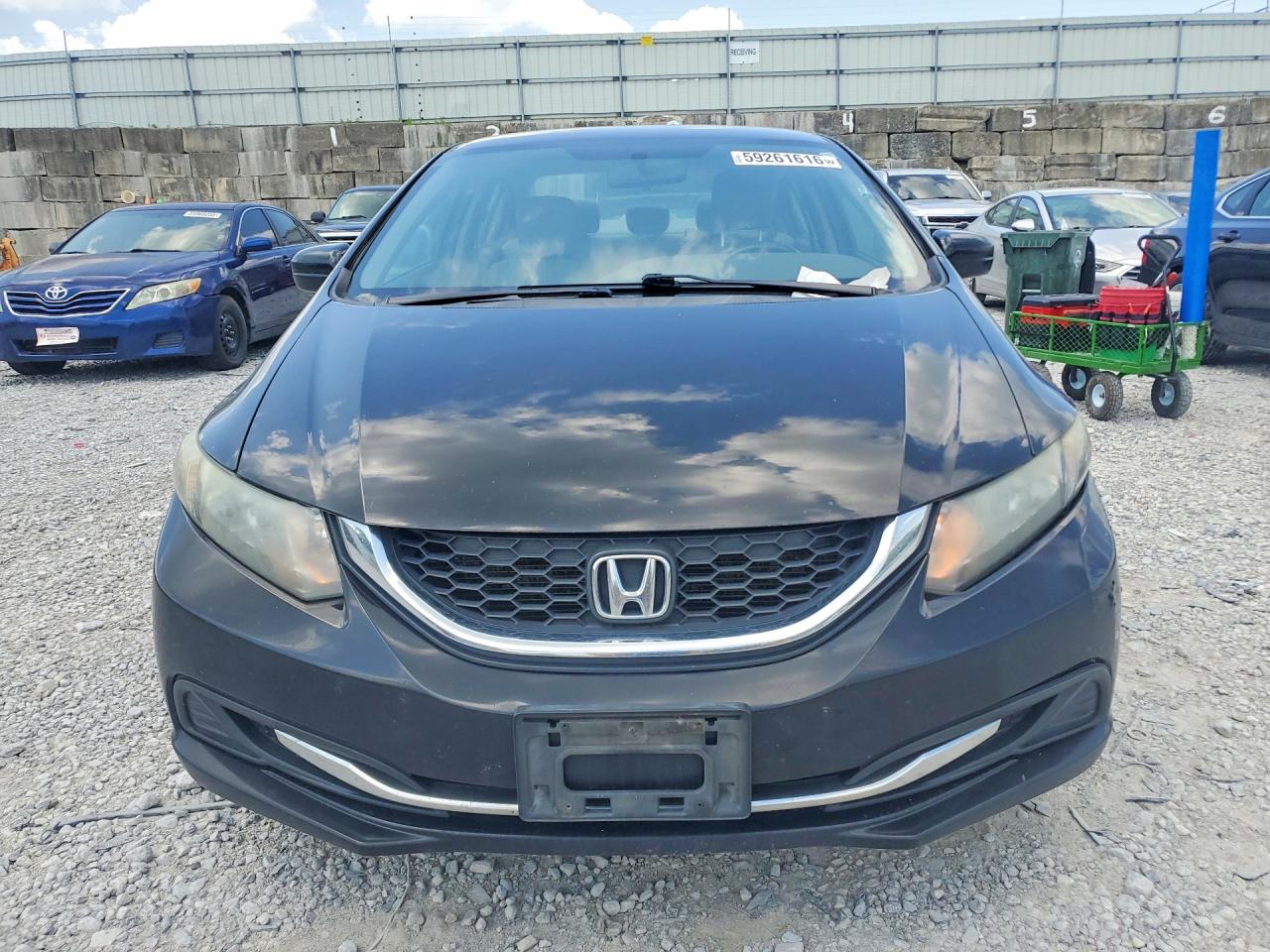 2015 Honda Civic Lx Black vin: 2HGFB2F55FH564624
