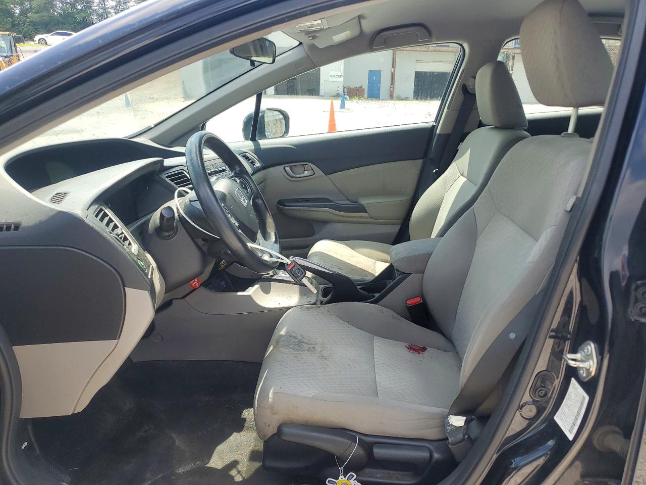 2015 Honda Civic Lx Black vin: 2HGFB2F55FH564624