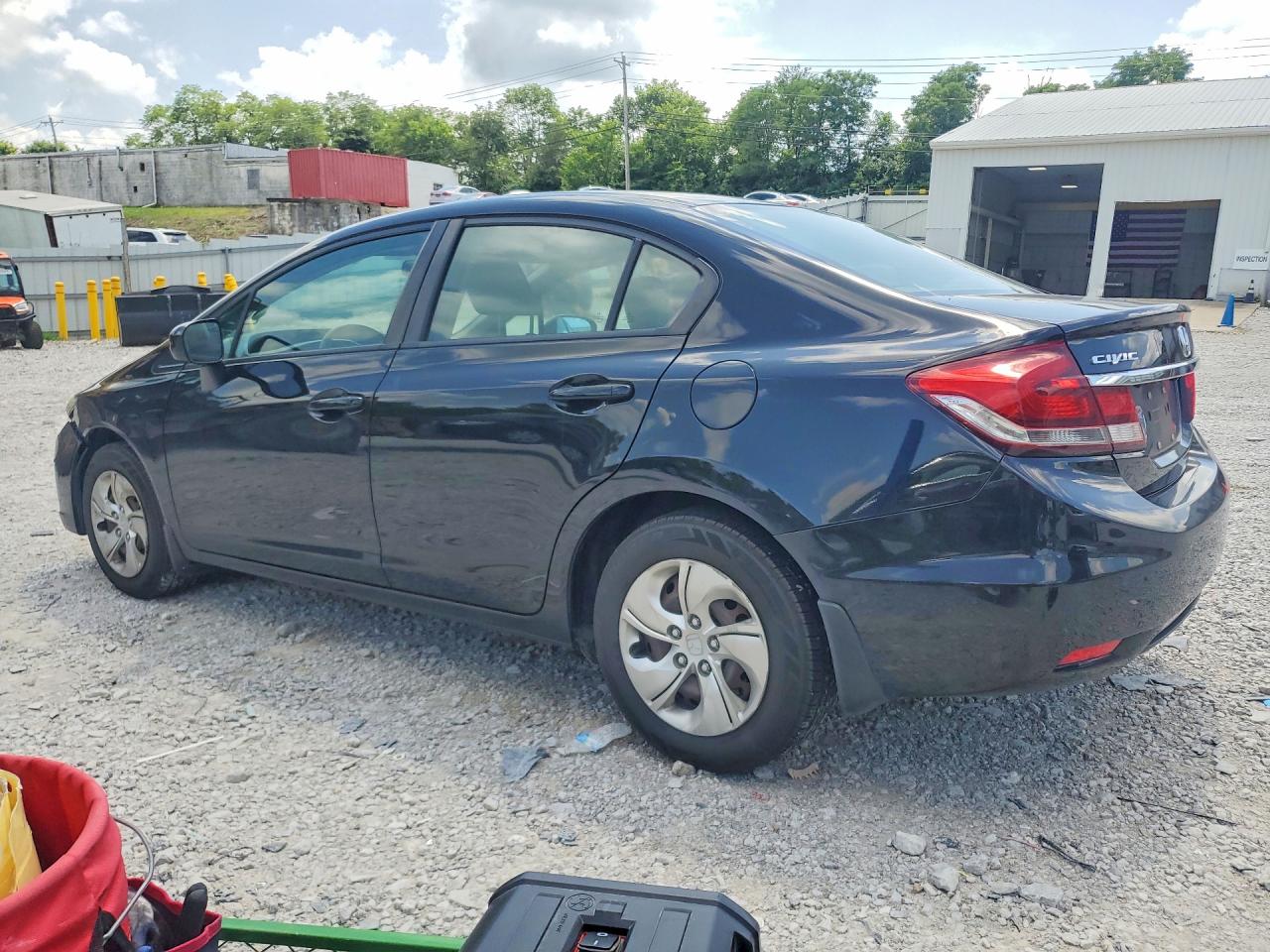 2015 Honda Civic Lx Black vin: 2HGFB2F55FH564624