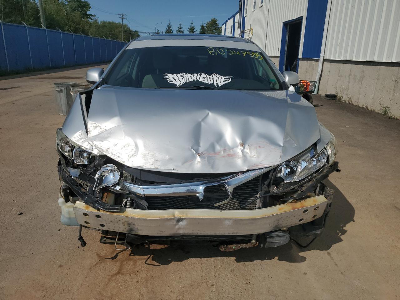 2012 Honda Civic Lx Gray vin: 2HGFB2F56CH103234