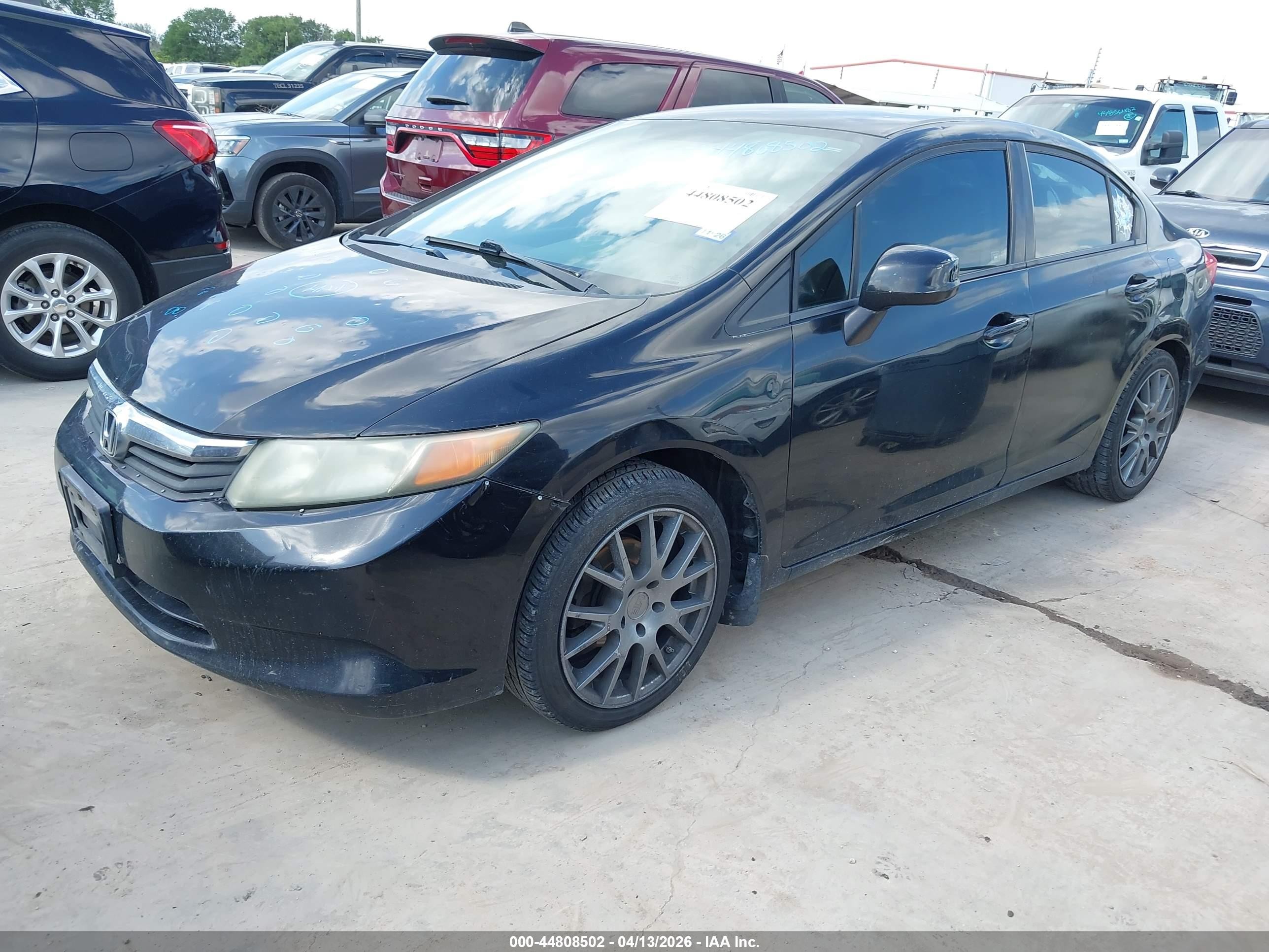 2012 Honda Civic Lx Black vin: 2HGFB2F56CH303496