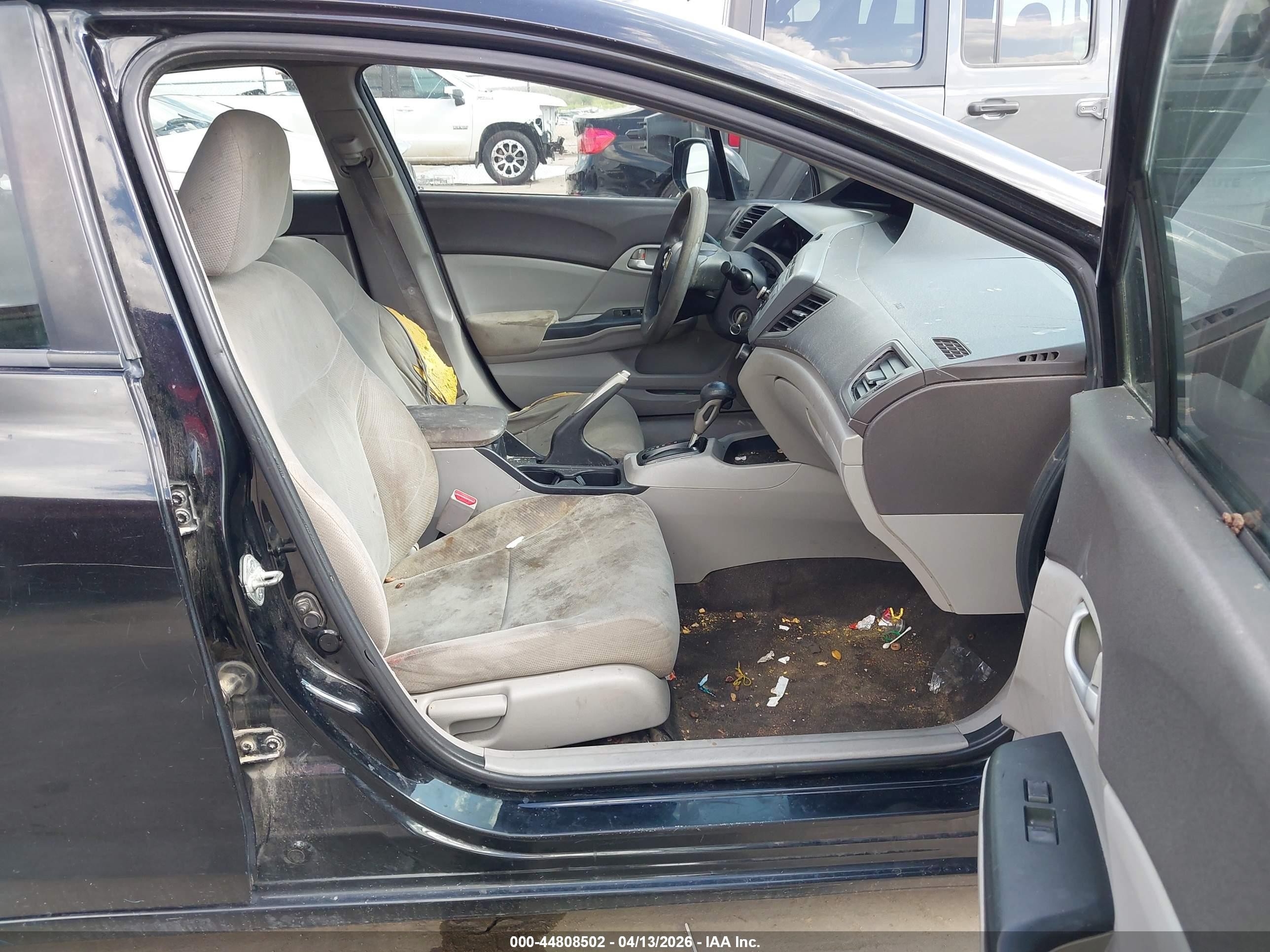 2012 Honda Civic Lx Black vin: 2HGFB2F56CH303496