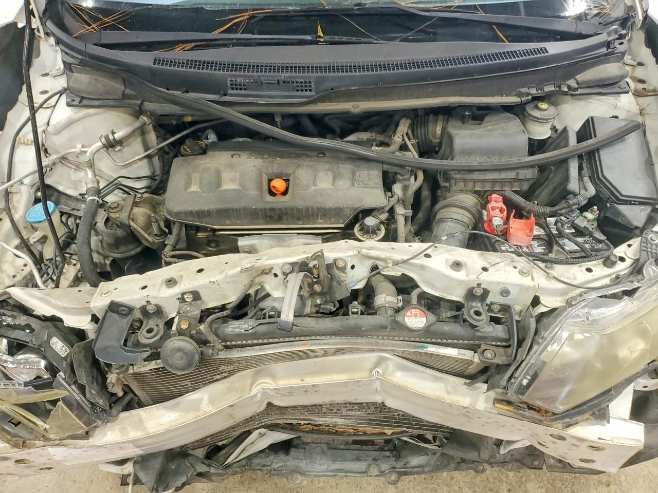 2012 Honda Civic Lx White vin: 2HGFB2F56CH314210