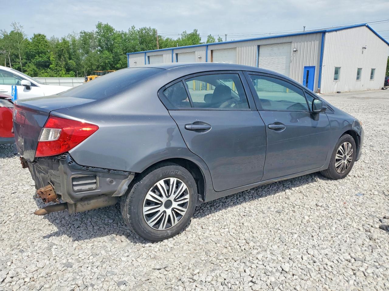 2012 Honda Civic Lx Серый vin: 2HGFB2F56CH316524