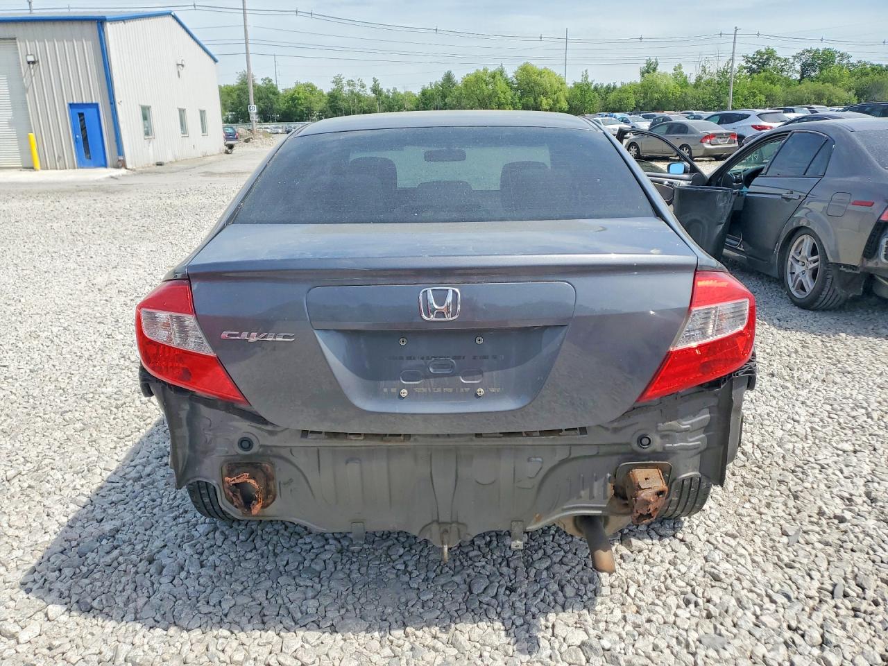 2012 Honda Civic Lx Серый vin: 2HGFB2F56CH316524