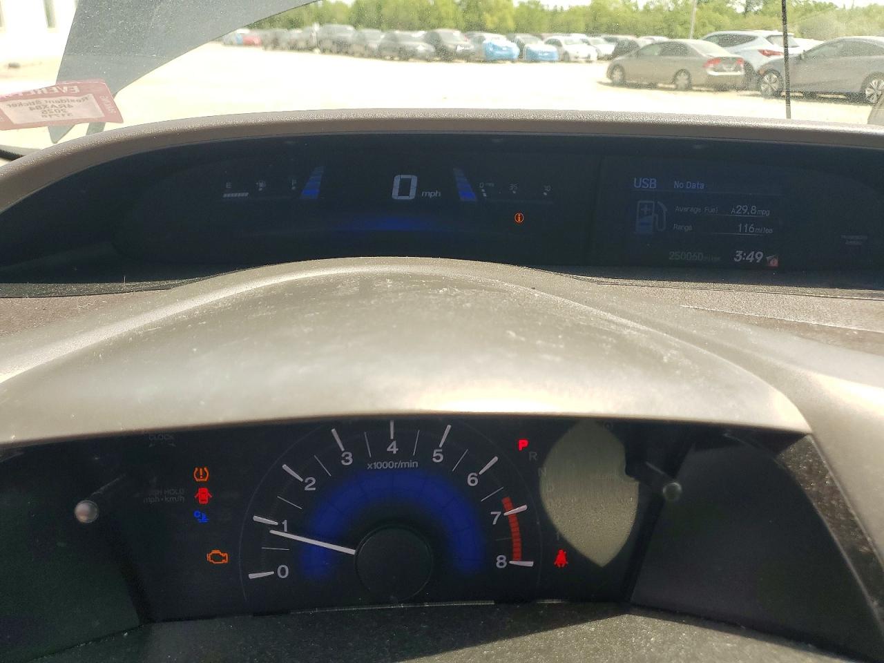 2012 Honda Civic Lx Серый vin: 2HGFB2F56CH316524