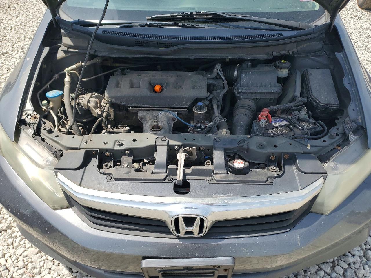2012 Honda Civic Lx Серый vin: 2HGFB2F56CH316524