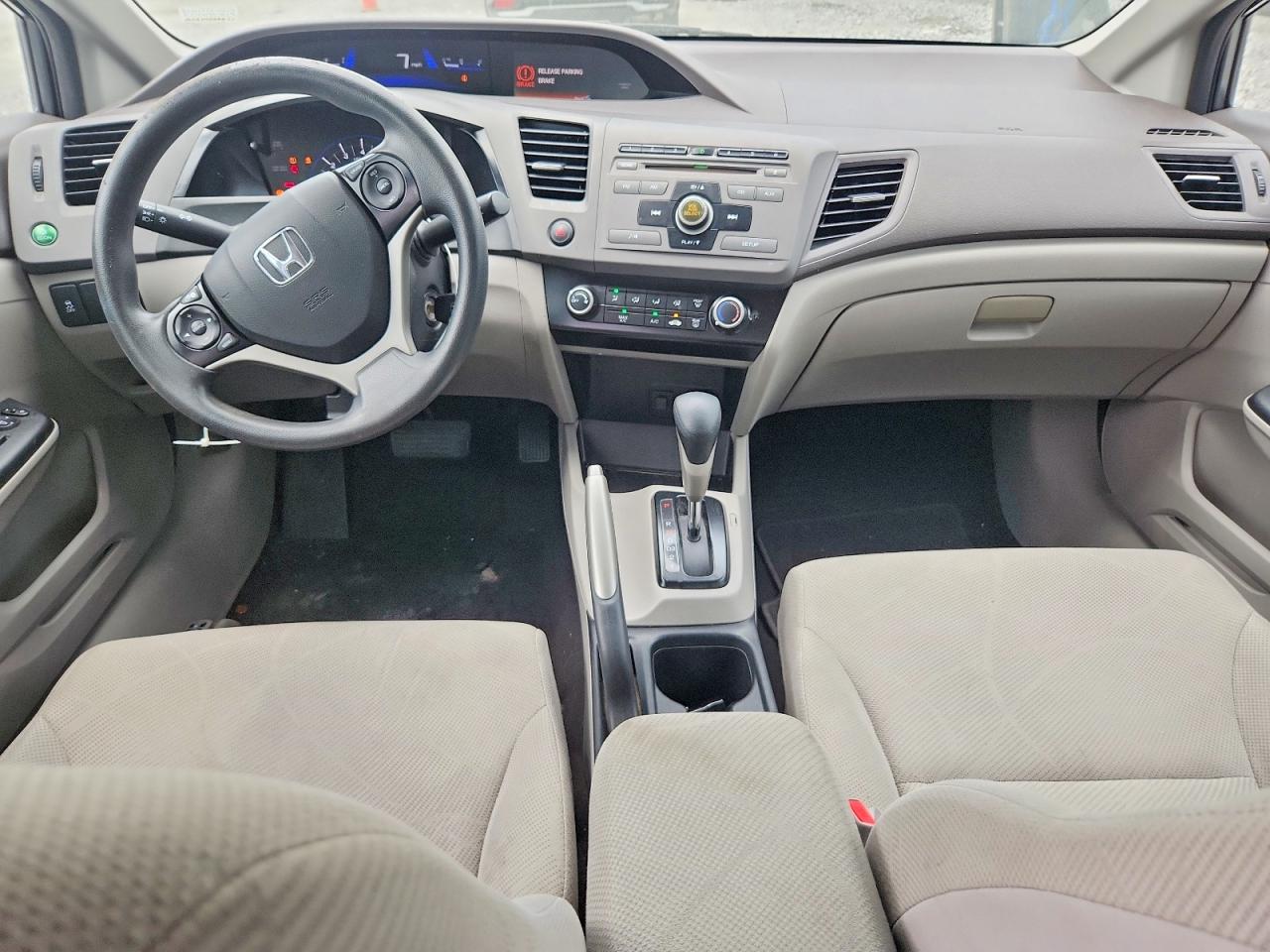 2012 Honda Civic Lx Gray vin: 2HGFB2F56CH317625