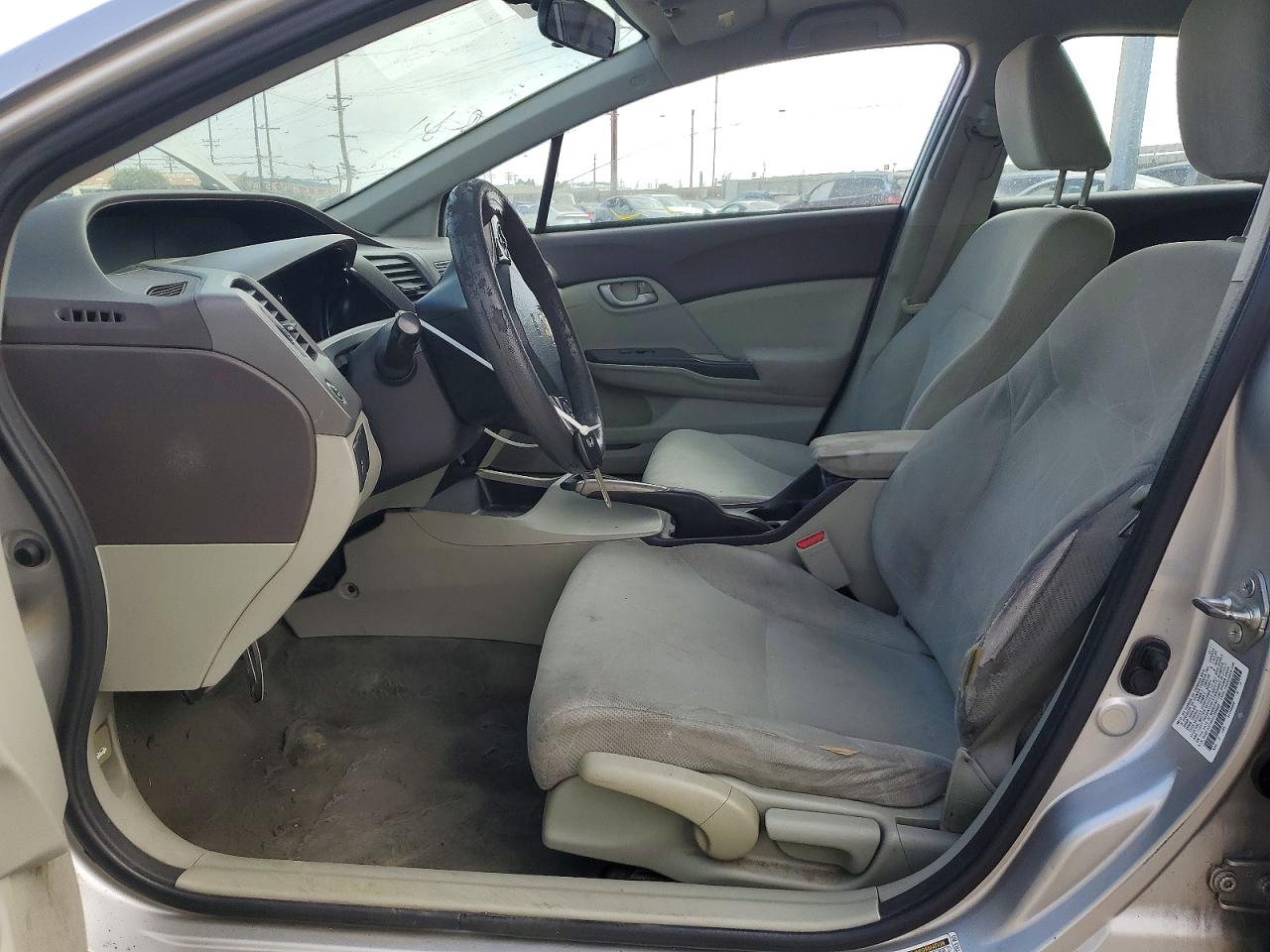 2012 Honda Civic Lx Silver vin: 2HGFB2F56CH324669