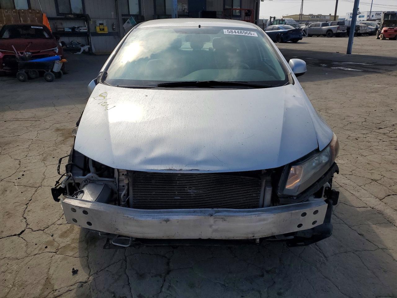 2012 Honda Civic Lx Silver vin: 2HGFB2F56CH324669