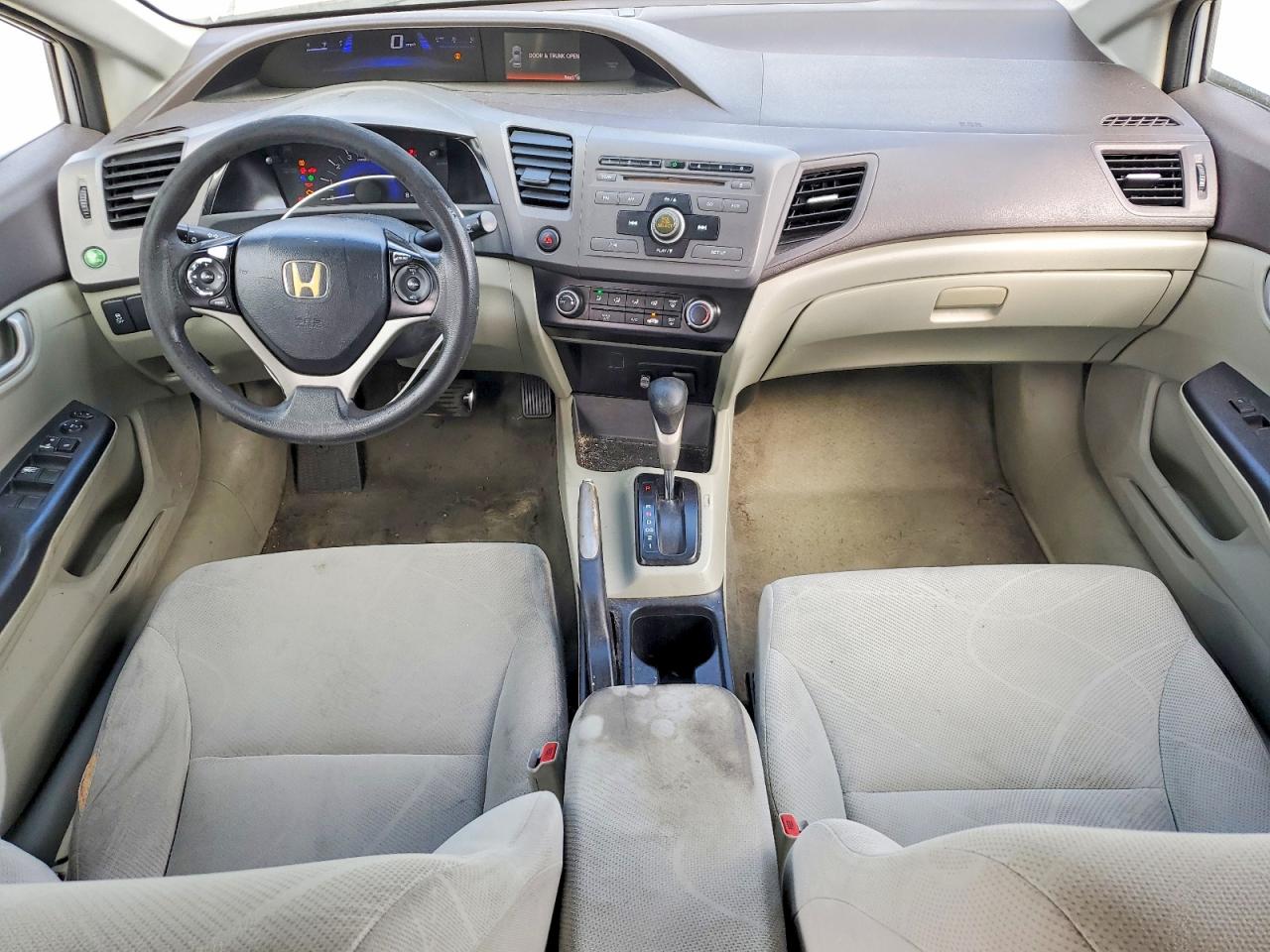 2012 Honda Civic Lx Silver vin: 2HGFB2F56CH324669