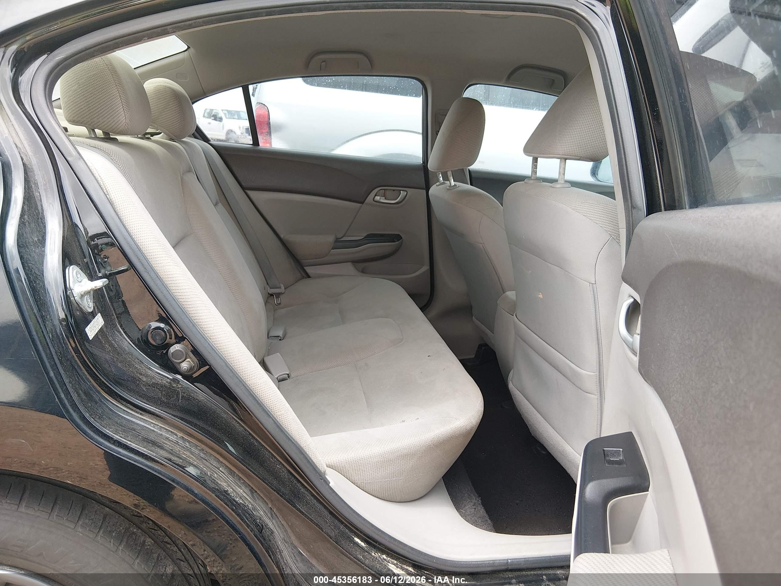 2012 Honda Civic Lx Black vin: 2HGFB2F56CH328107
