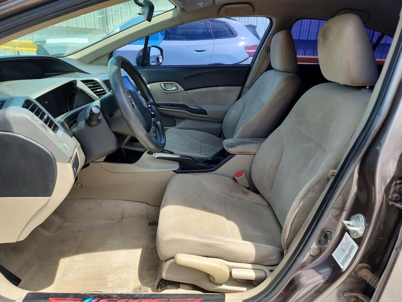 2012 Honda Civic Gray vin: 2HGFB2F56CH516528