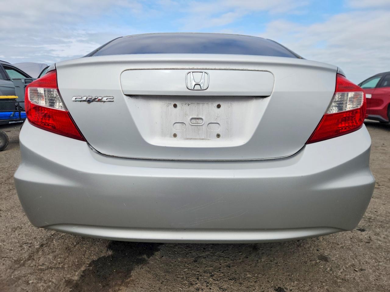 2012 Honda Civic Lx Silver vin: 2HGFB2F56CH524323