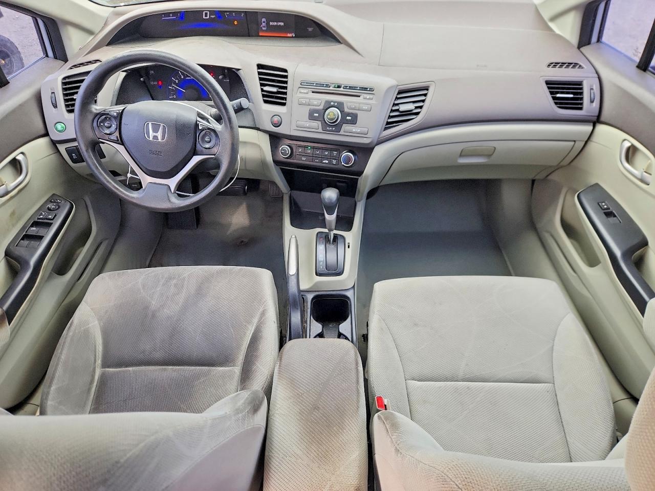 2012 Honda Civic Lx Silver vin: 2HGFB2F56CH524323
