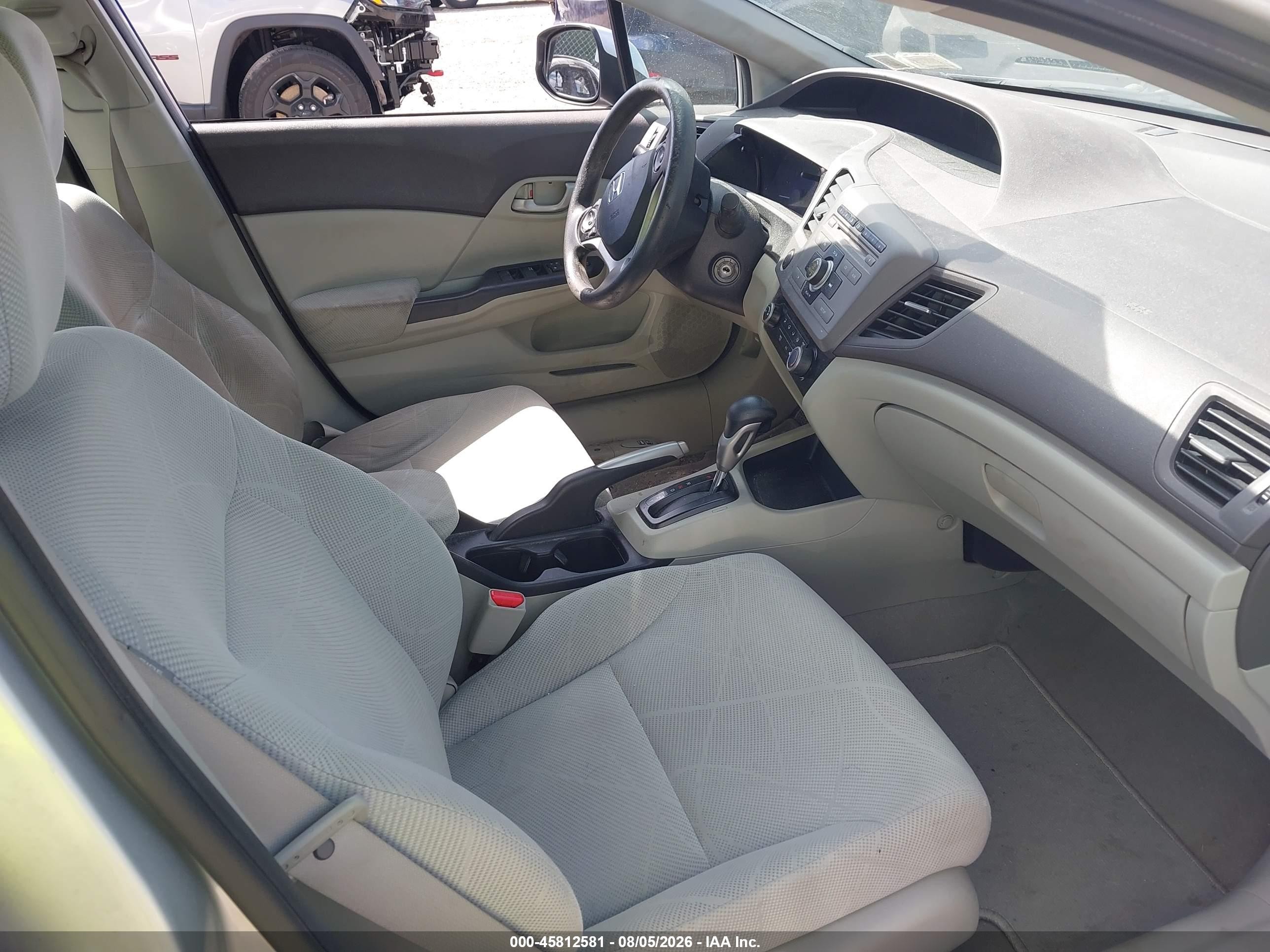 2012 Honda Civic Lx Silver vin: 2HGFB2F56CH526735