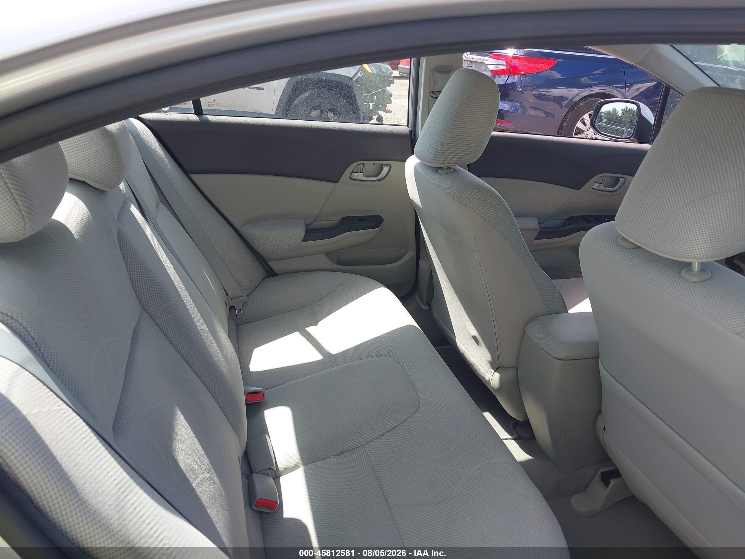 2012 Honda Civic Lx Silver vin: 2HGFB2F56CH526735