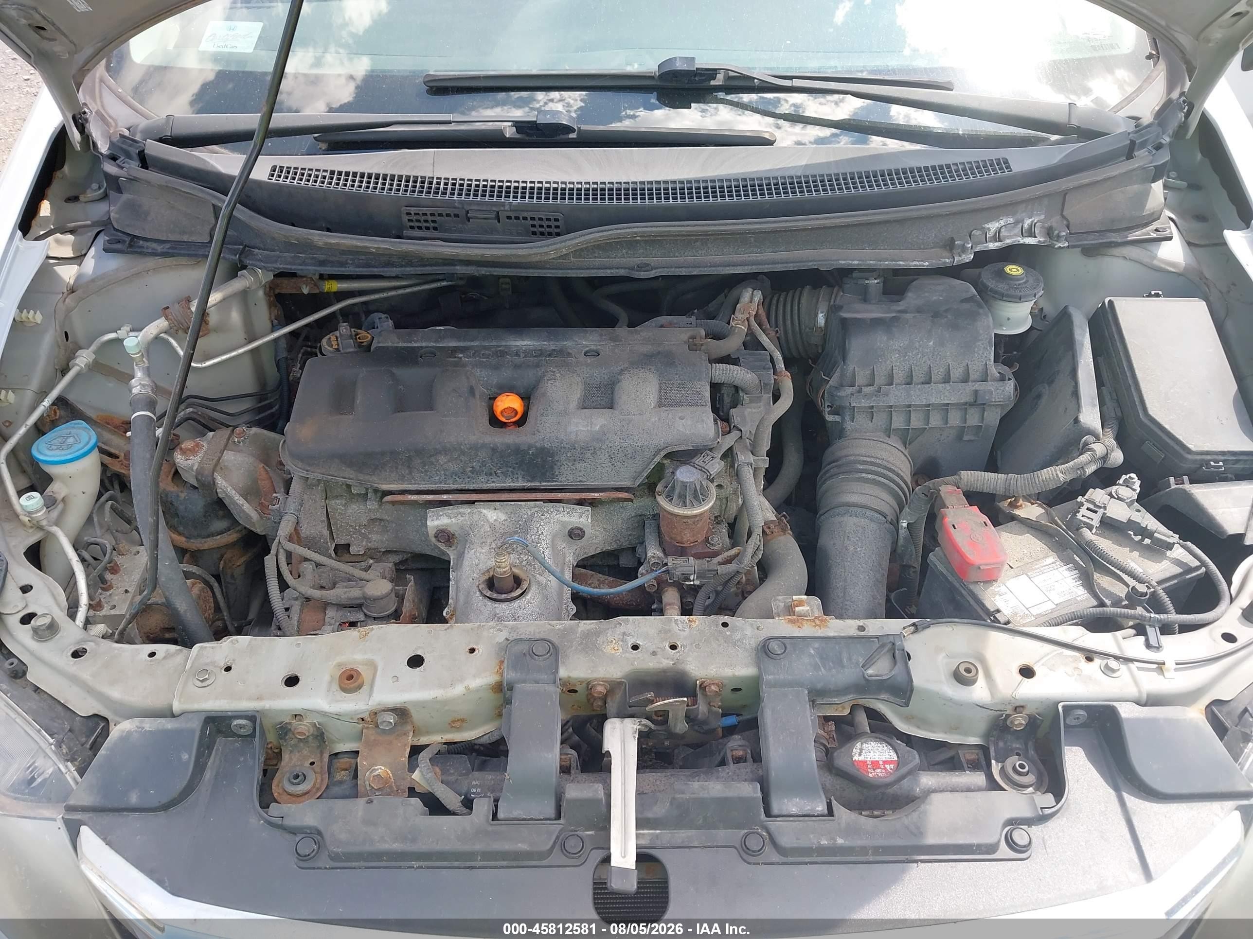 2012 Honda Civic Lx Silver vin: 2HGFB2F56CH526735