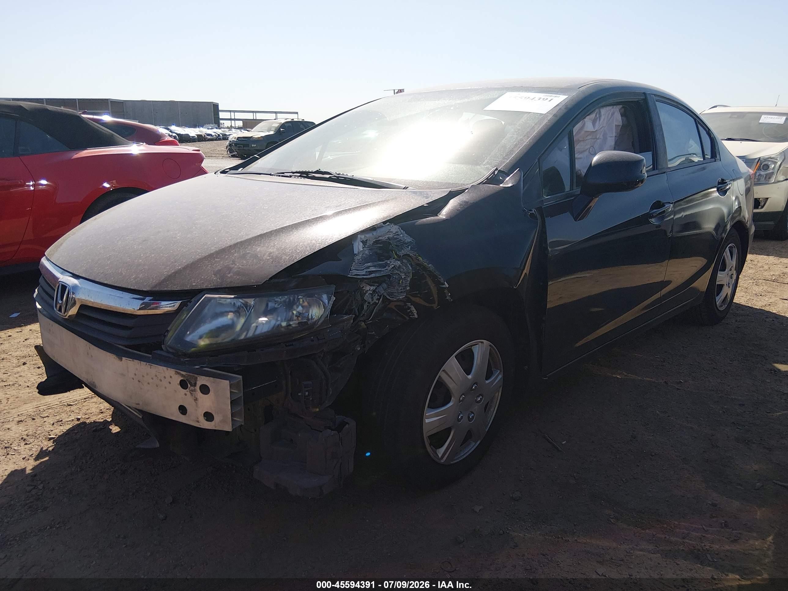 2012 Honda Civic Lx Черный vin: 2HGFB2F56CH527190