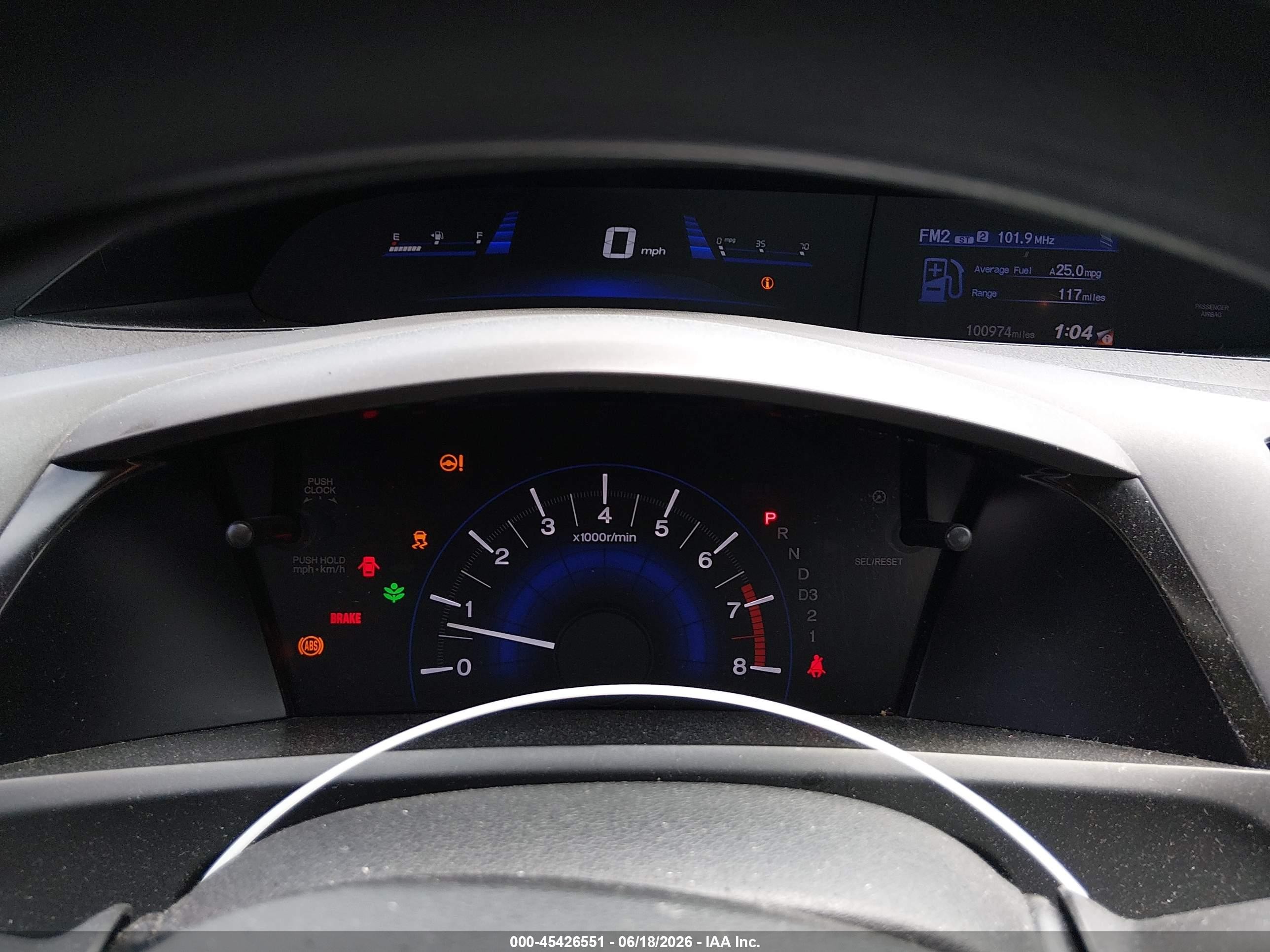 2012 Honda Civic Lx Gray vin: 2HGFB2F56CH532955