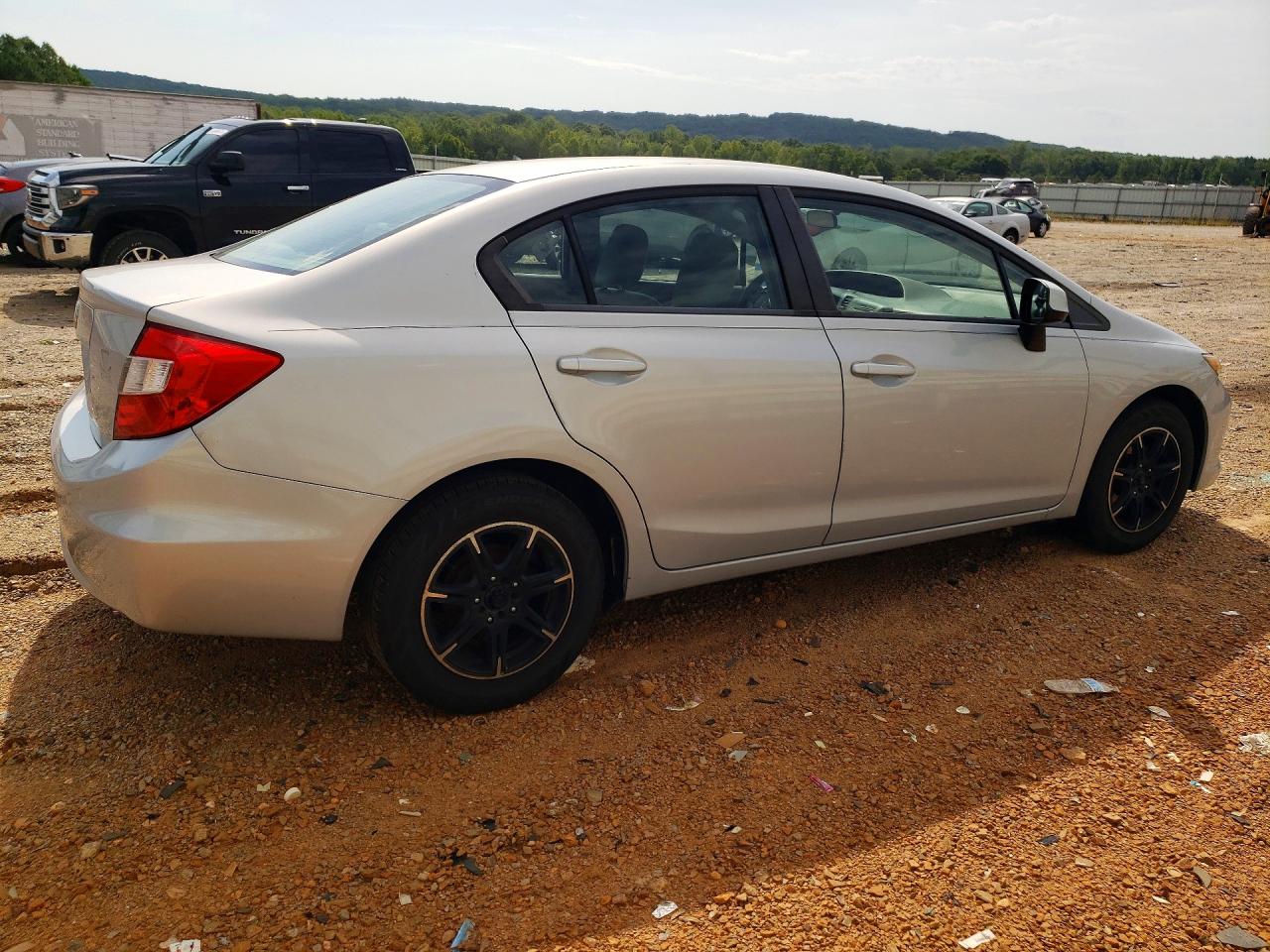 2012 Honda Civic Lx Blue vin: 2HGFB2F56CH539825