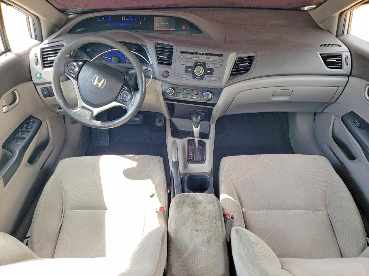 2012 Honda Civic Lx Blue vin: 2HGFB2F56CH539825