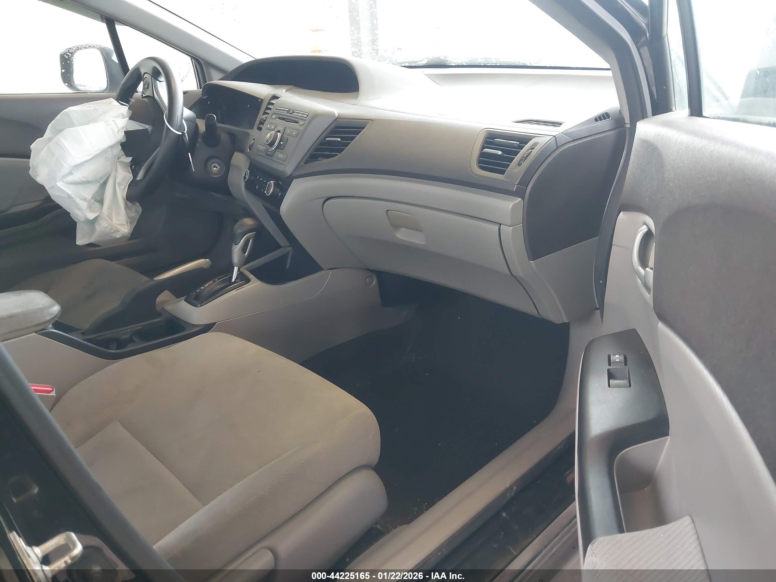 2012 Honda Civic Lx Black vin: 2HGFB2F56CH540327