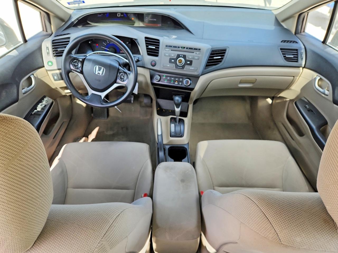 2012 Honda Civic Lx Gray vin: 2HGFB2F56CH547973