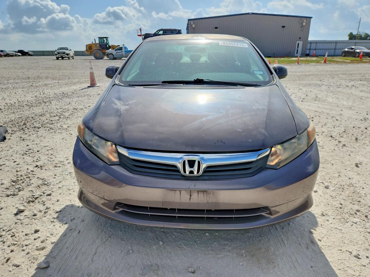 2012 Honda Civic Lx Gray vin: 2HGFB2F56CH547973
