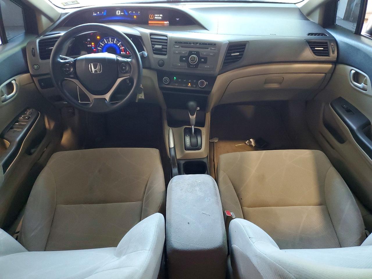 2012 Honda Civic Lx Gray vin: 2HGFB2F56CH552333