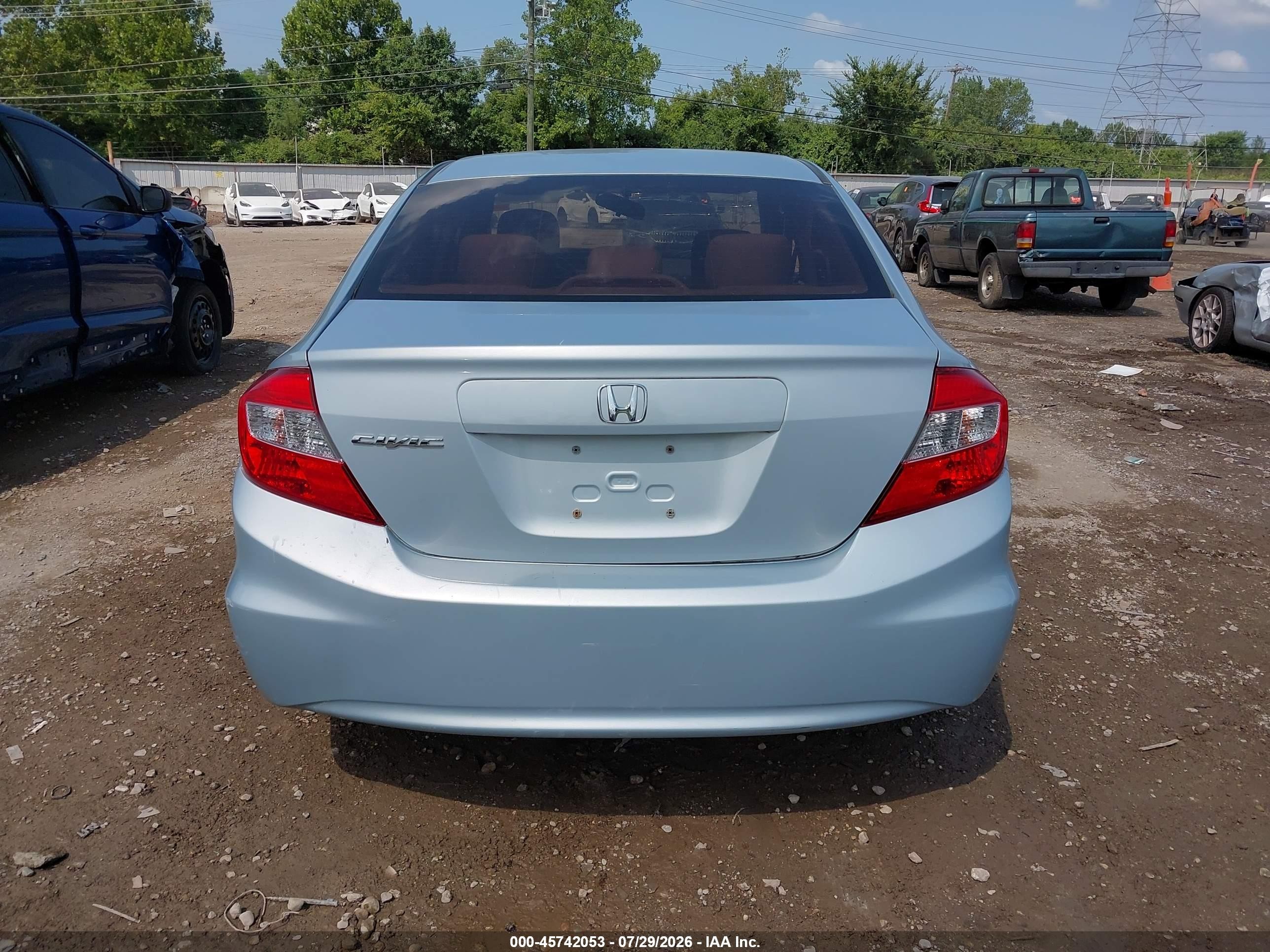 2012 Honda Civic Lx Silver vin: 2HGFB2F56CH559444
