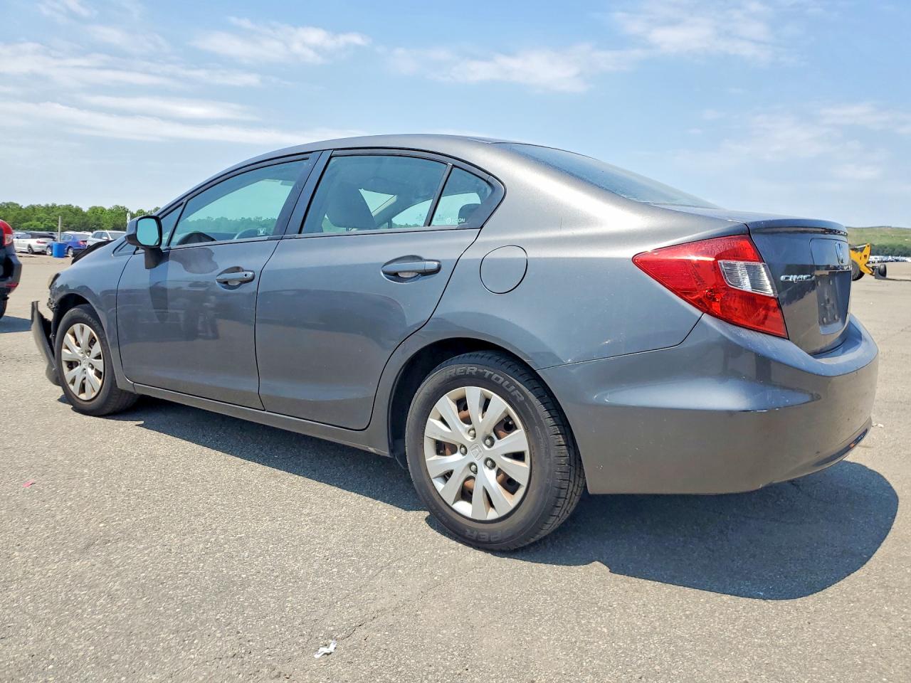 2012 Honda Civic Lx Gray vin: 2HGFB2F56CH561601