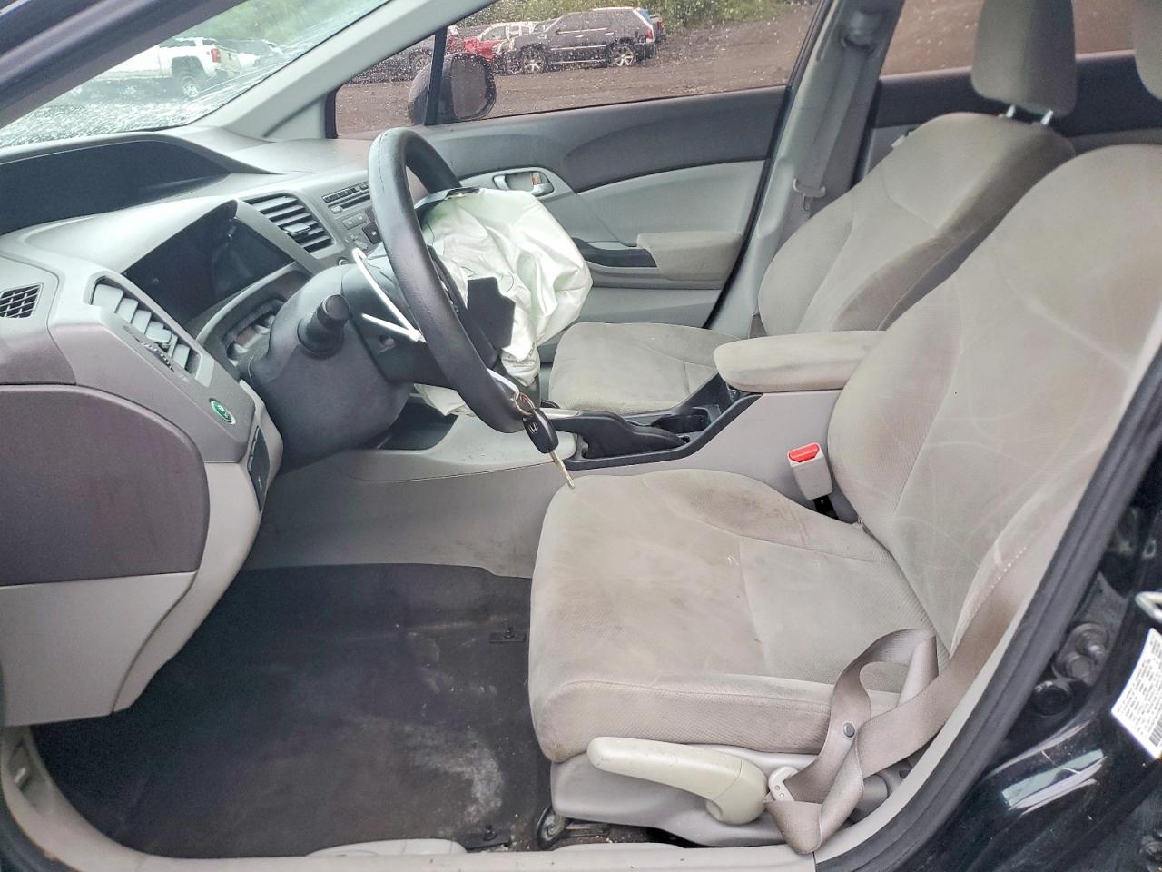 2012 Honda Civic Lx Black vin: 2HGFB2F56CH562831
