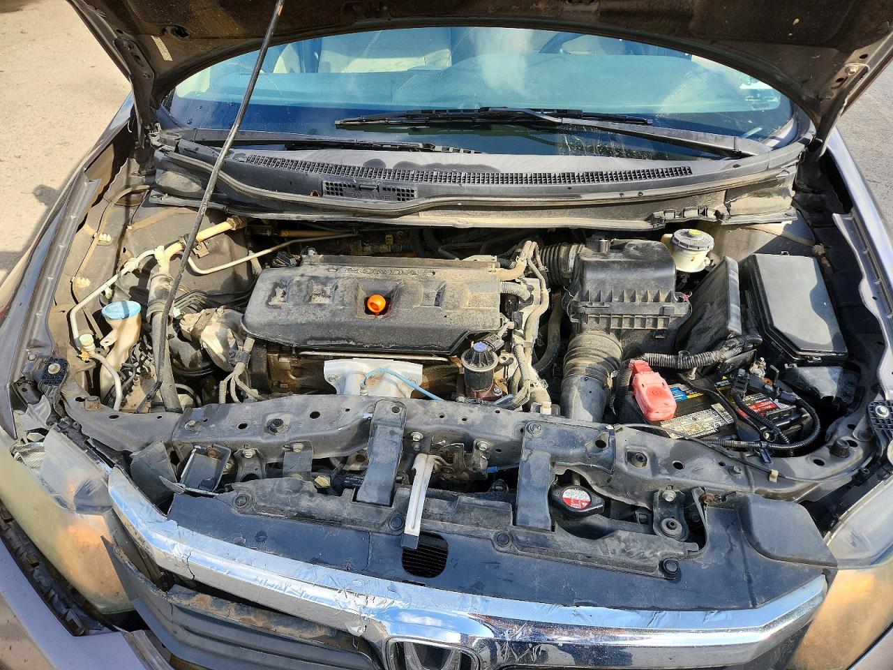 2012 Honda Civic Lx Brown vin: 2HGFB2F56CH566216