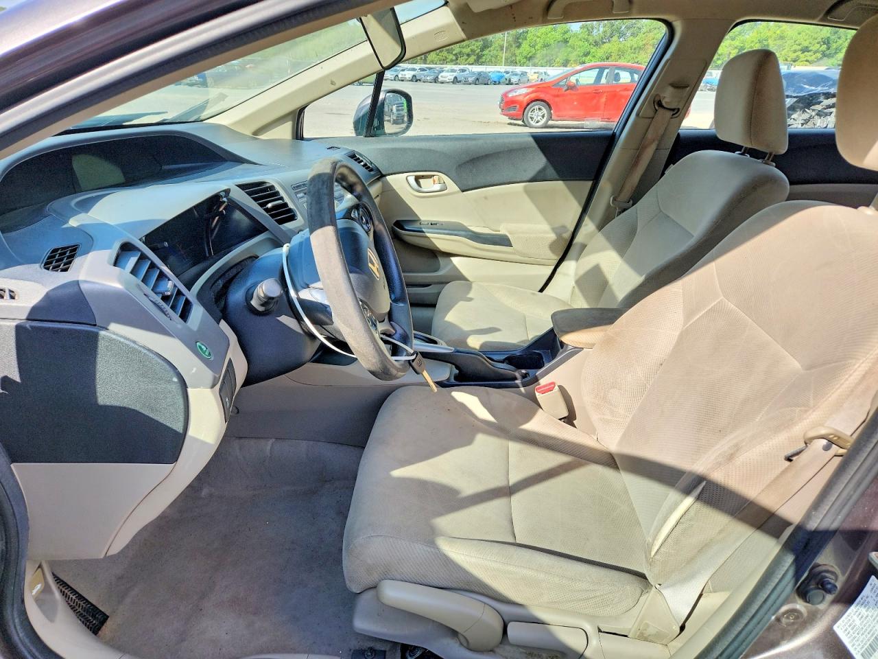 2012 Honda Civic Lx Brown vin: 2HGFB2F56CH566216