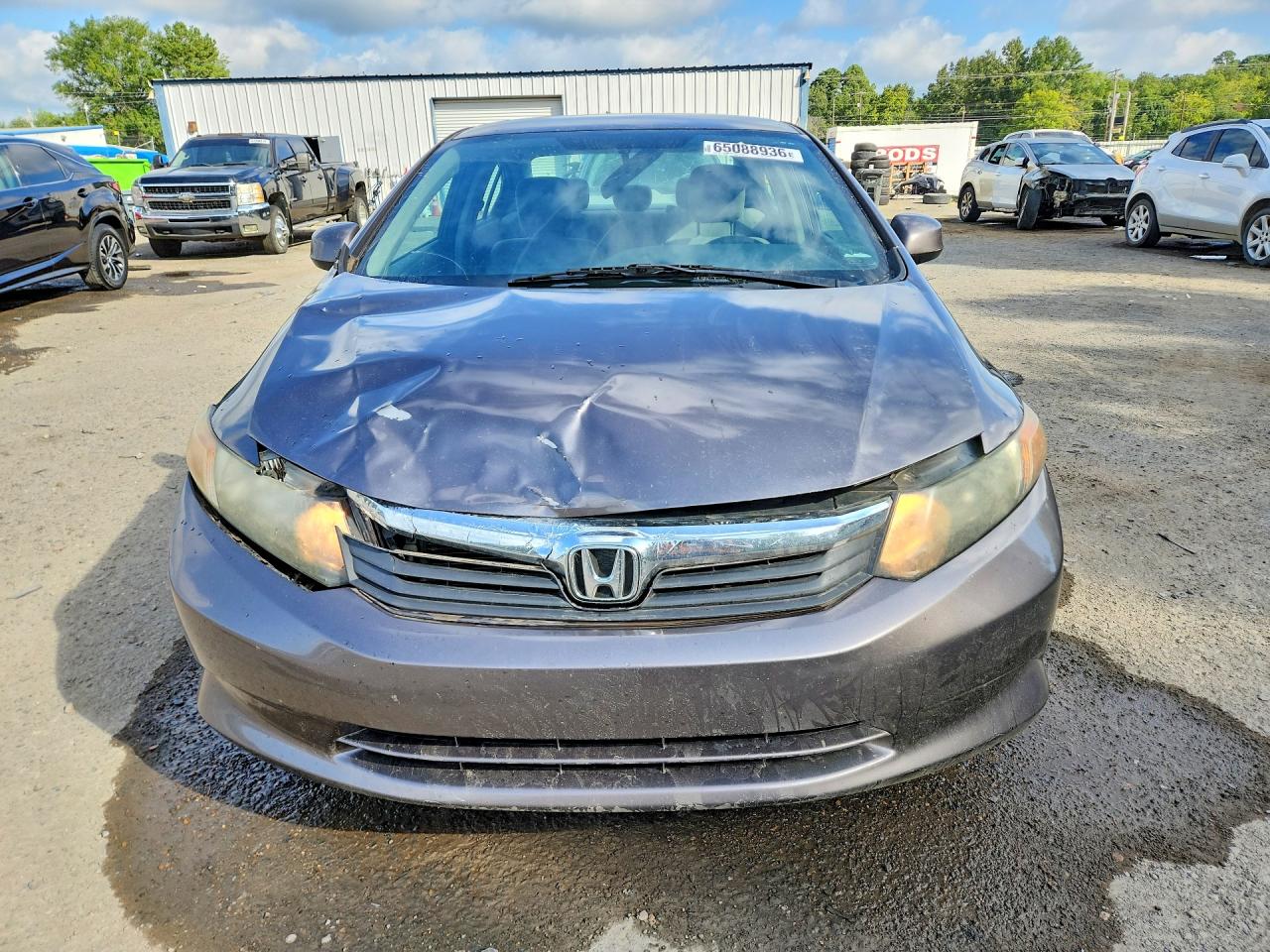 2012 Honda Civic Lx Brown vin: 2HGFB2F56CH566216