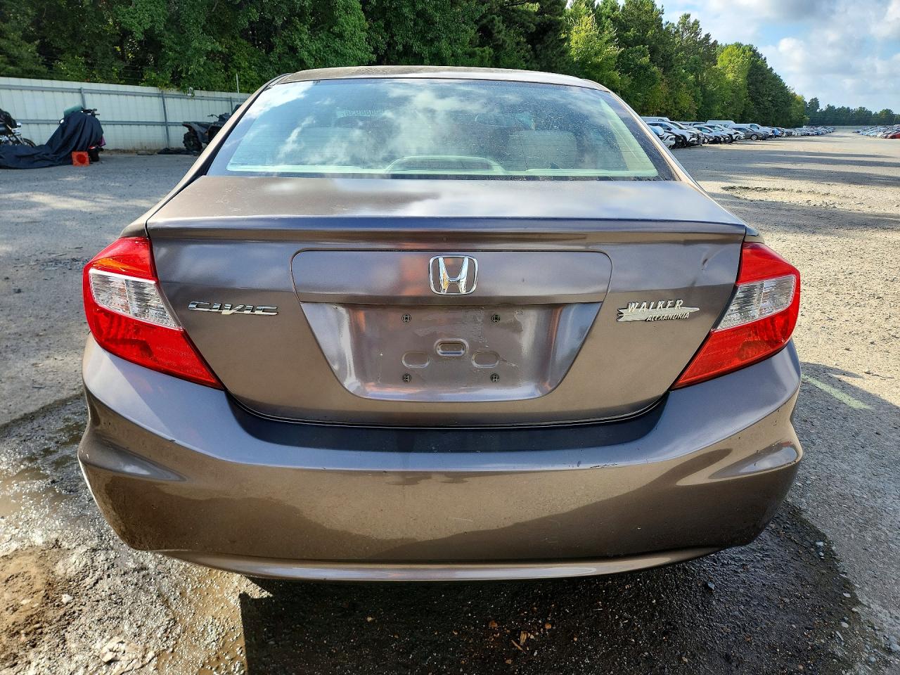 2012 Honda Civic Lx Brown vin: 2HGFB2F56CH566216