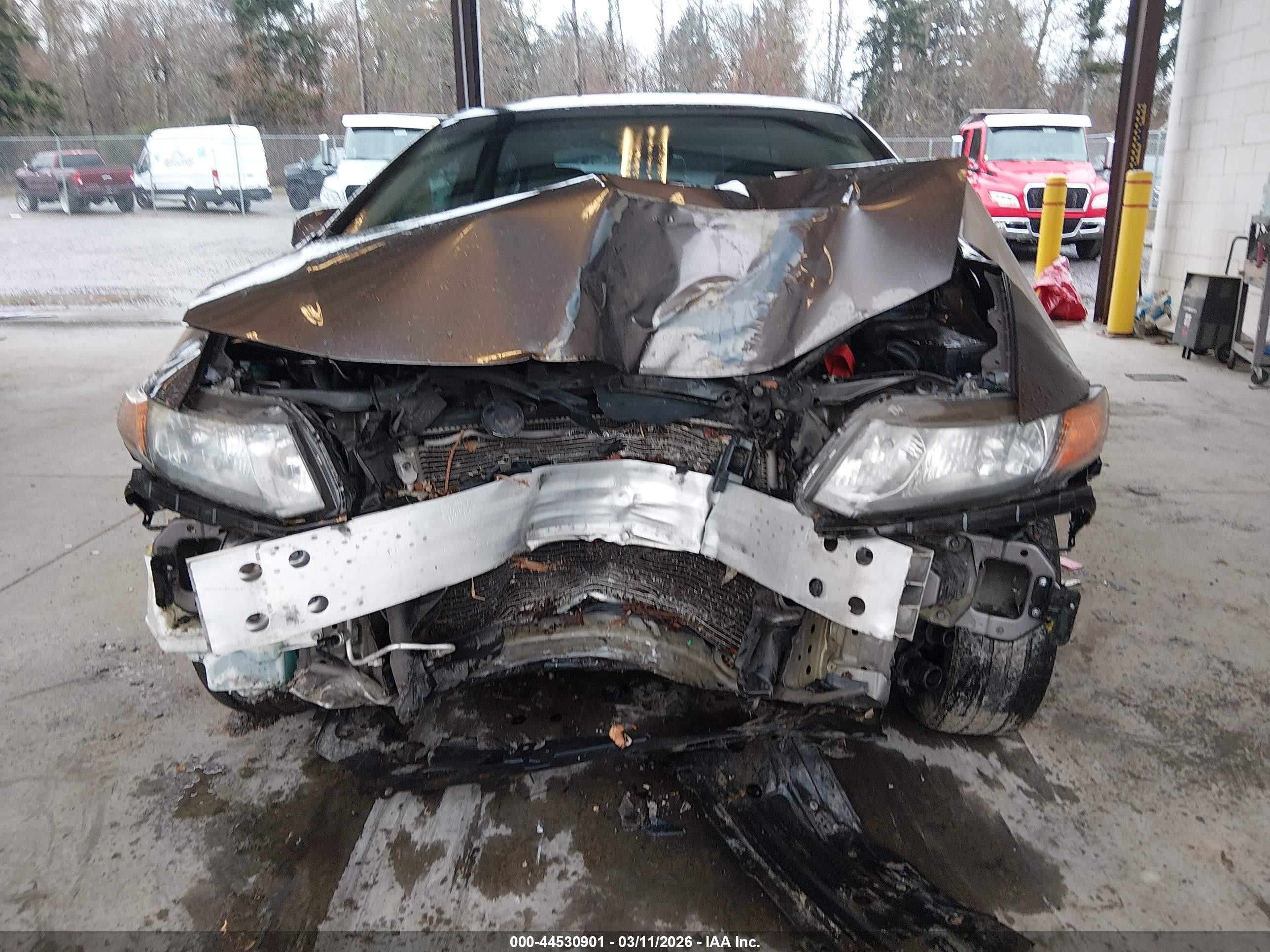 2012 Honda Civic Lx Brown vin: 2HGFB2F56CH569312