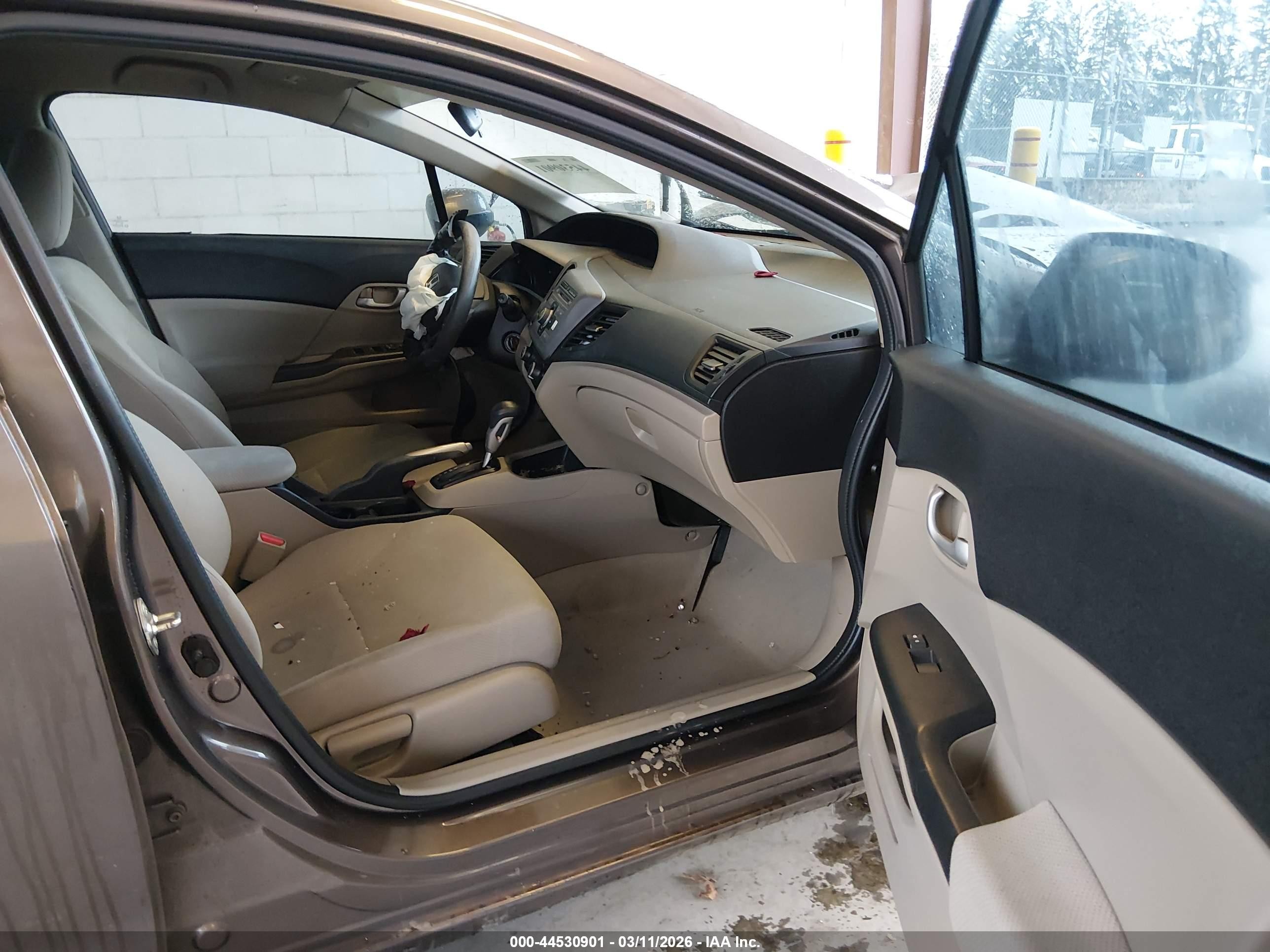 2012 Honda Civic Lx Brown vin: 2HGFB2F56CH569312