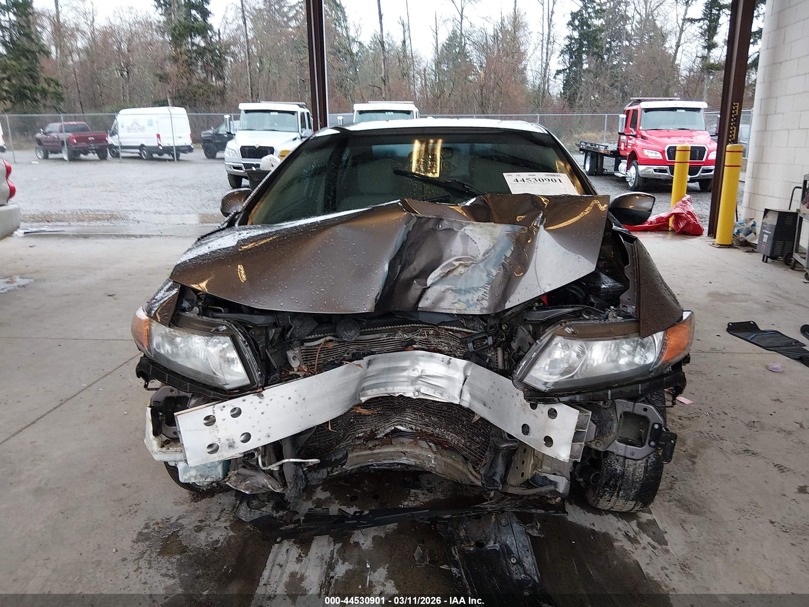 2012 Honda Civic Lx Brown vin: 2HGFB2F56CH569312