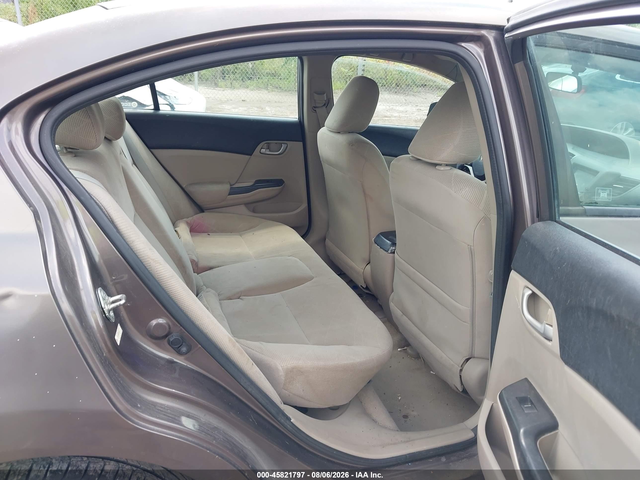 2012 Honda Civic Lx Серый vin: 2HGFB2F56CH578575